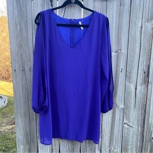 Sage‎ Royal Blue Mini Dress